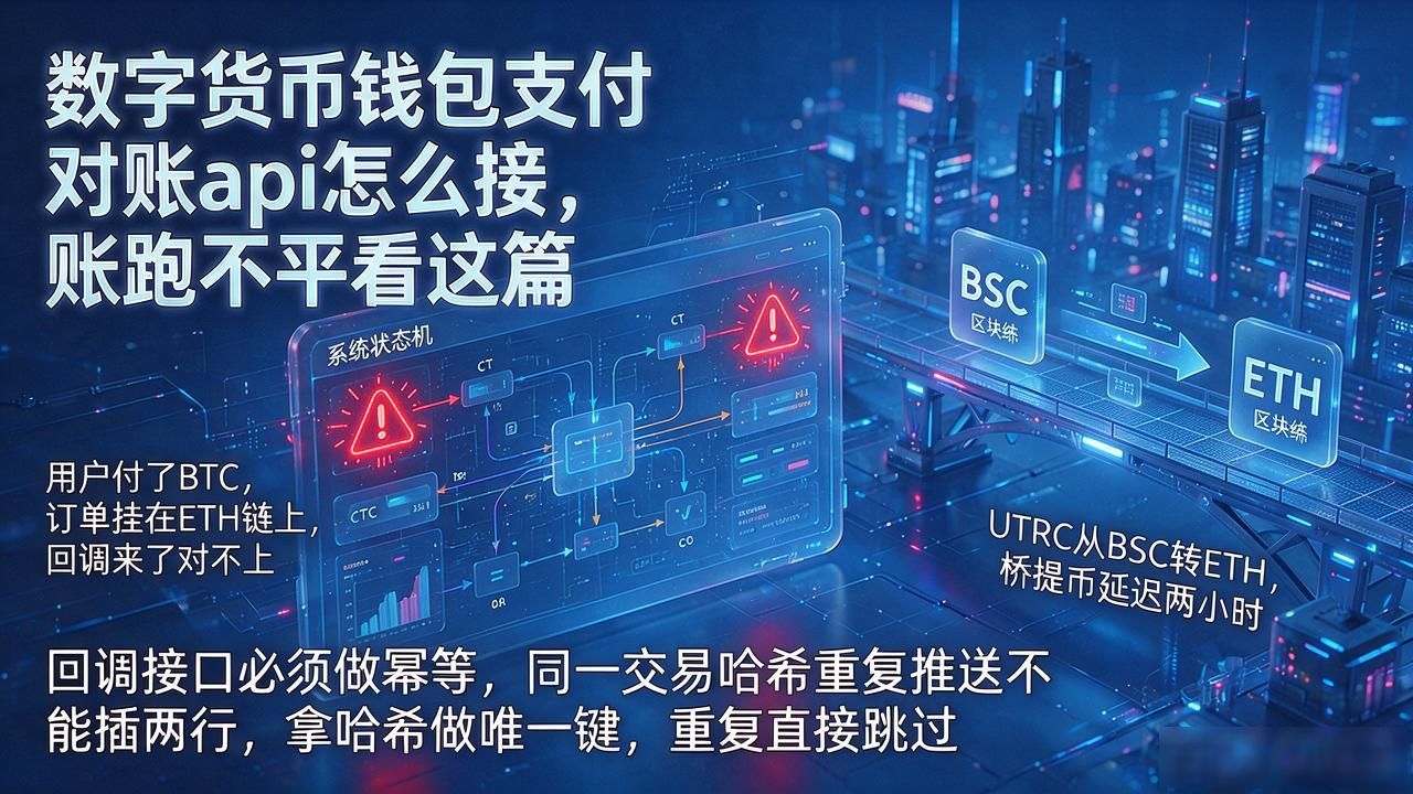 数字货币钱包支付对账api怎么接，账跑不平看这篇