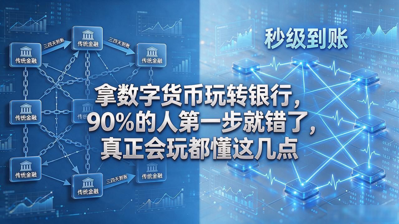 拿数字货币玩转银行，90%的人第一步就错了，真正会玩都懂这几点