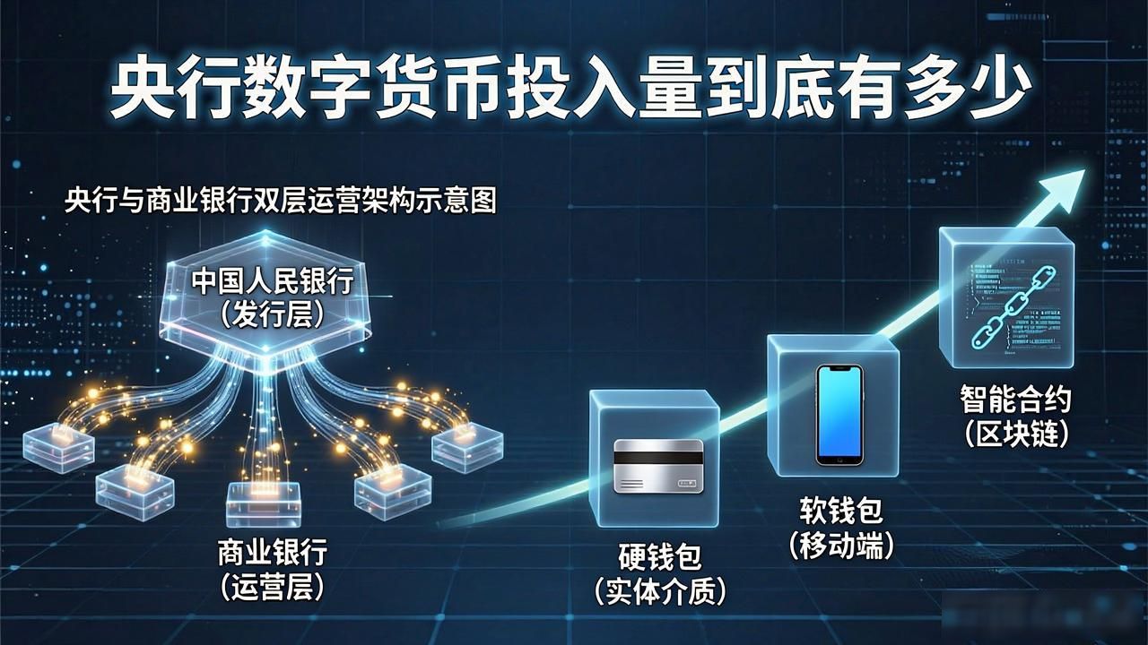央行数字货币投入量构成_数字人民币真实资金规模_央行数字货币投入量