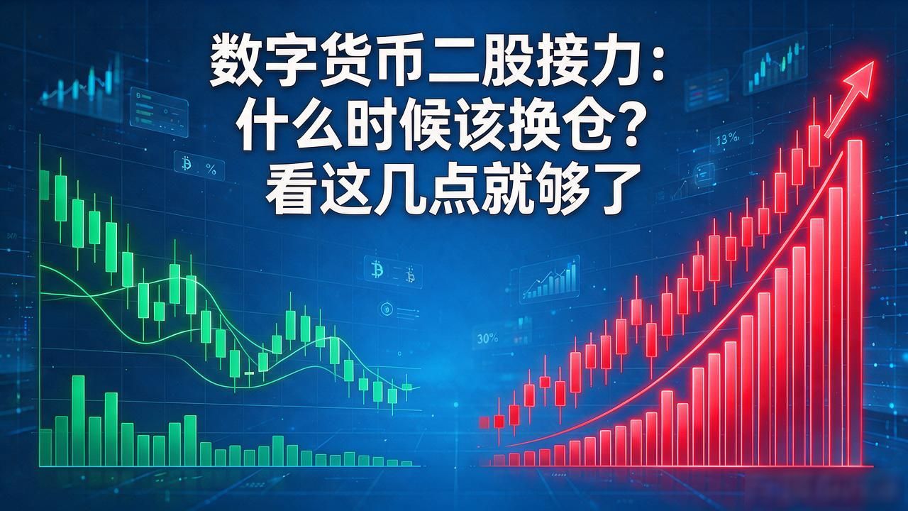 数字货币二股接力：什么时候该换仓？看这几点就够了