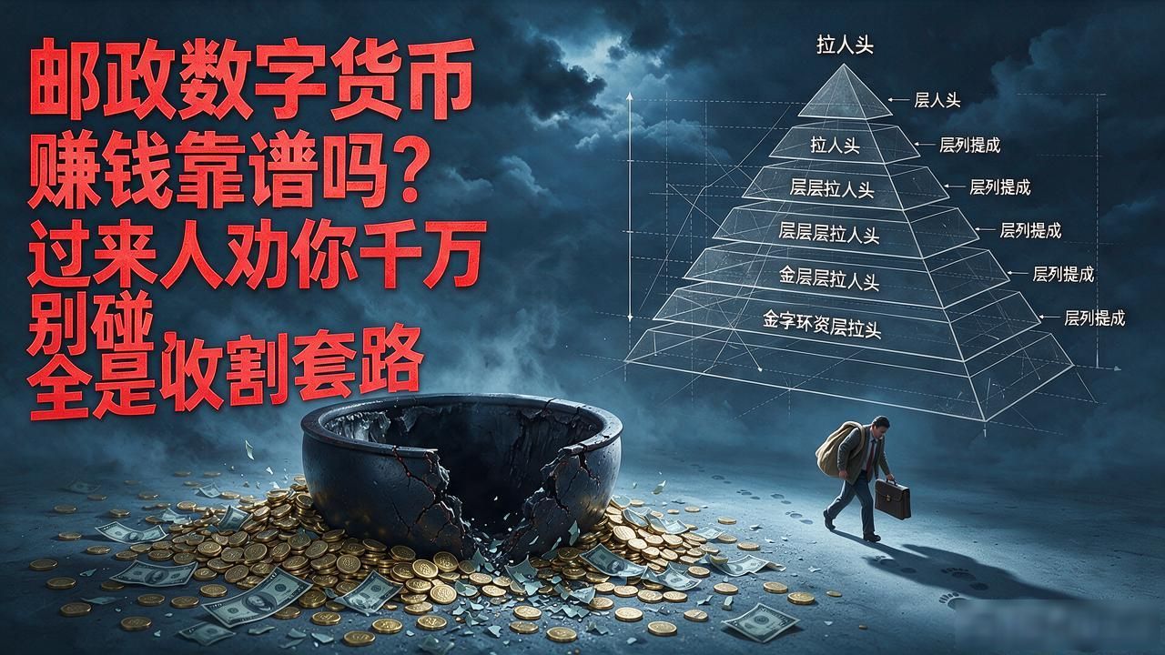 邮政数字货币赚钱靠谱吗？过来人劝你千万别碰，全是收割套路