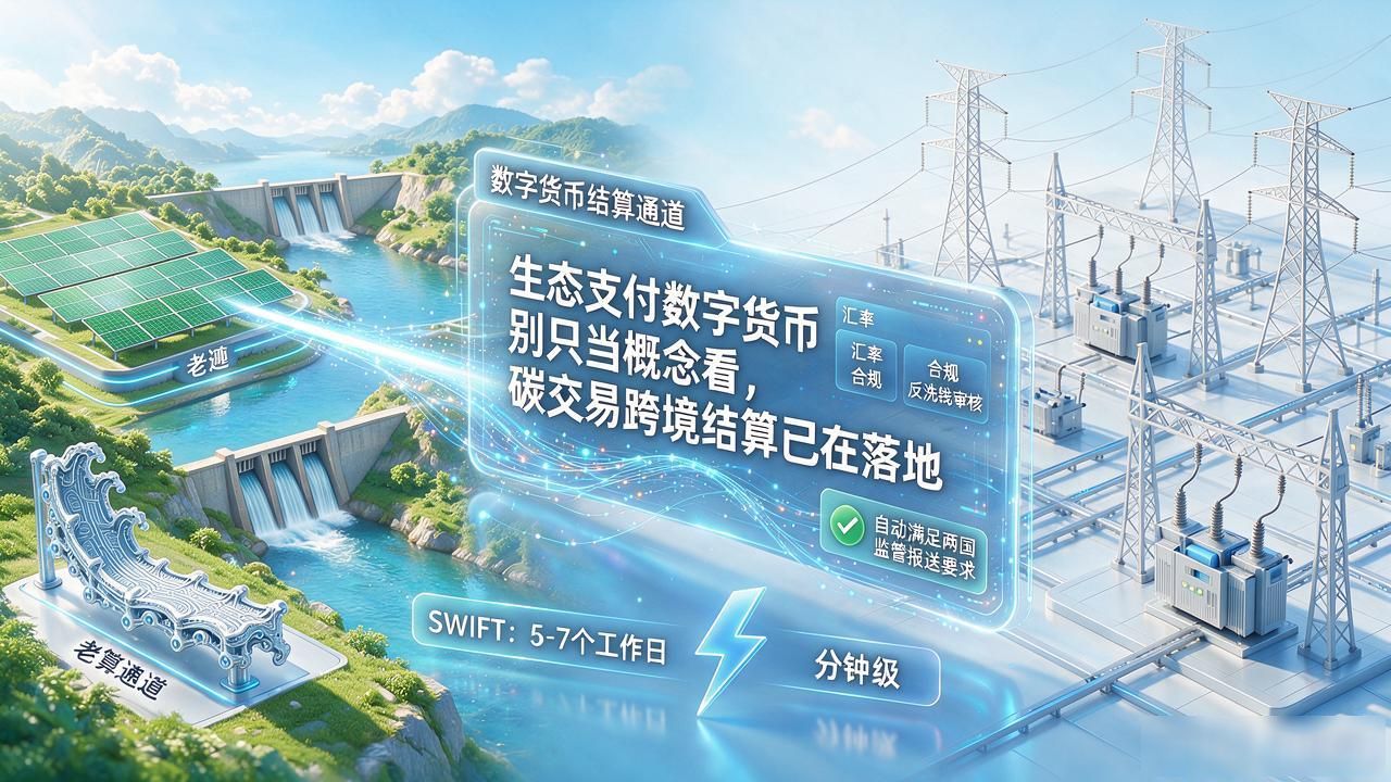 生态支付数字货币别只当概念看，碳交易跨境结算已在落地
