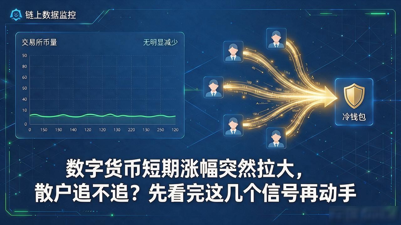 数字货币短期涨幅突然拉大，散户追不追？先看完这几个信号再动手