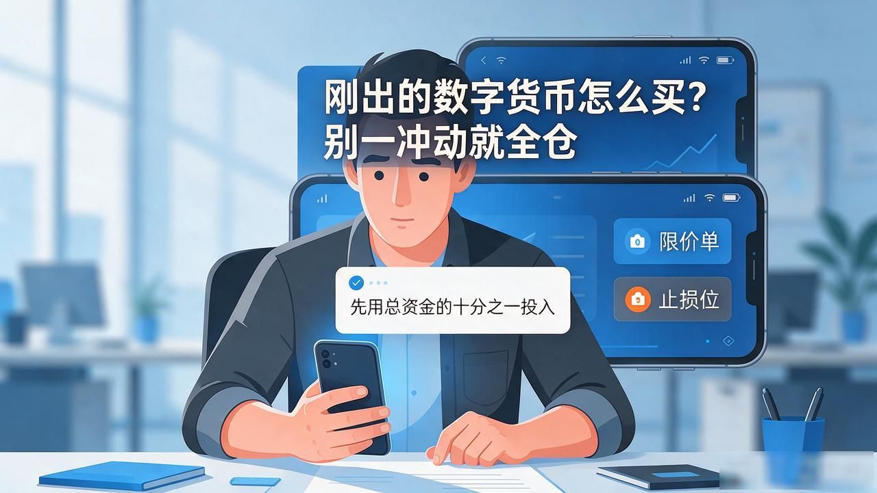 刚出的数字货币怎么买？别一冲动就全仓，先把这几件事搞明白