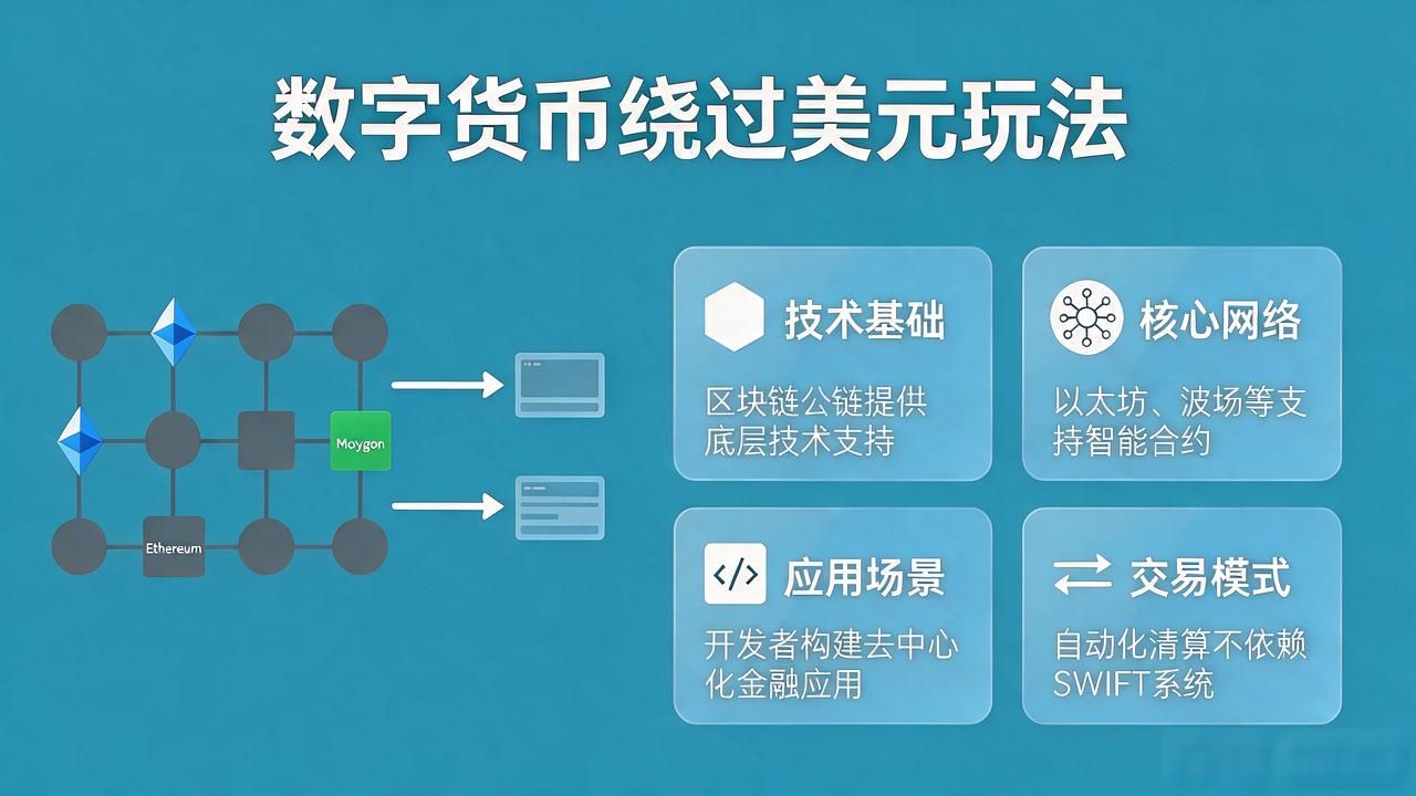 数字货币绕过美元的玩法，看完就懂了