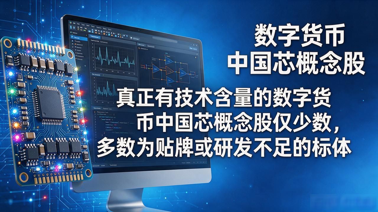 数字货币中国芯概念股有哪些，这几只票真正有技术含量