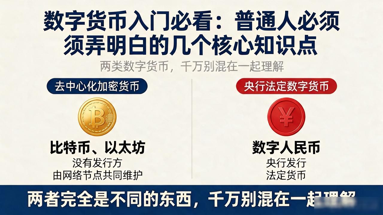 数字货币入门必看：普通人必须弄明白的几个核心知识点