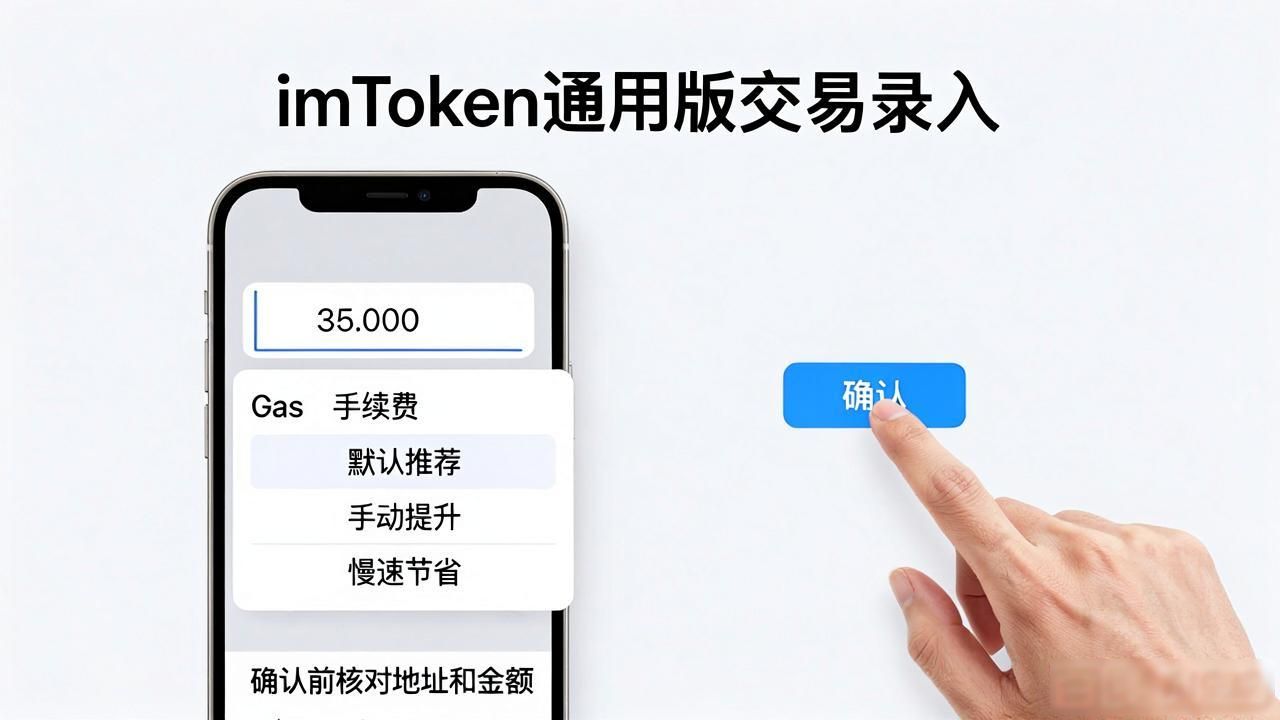 imToken通用版交易录入教程