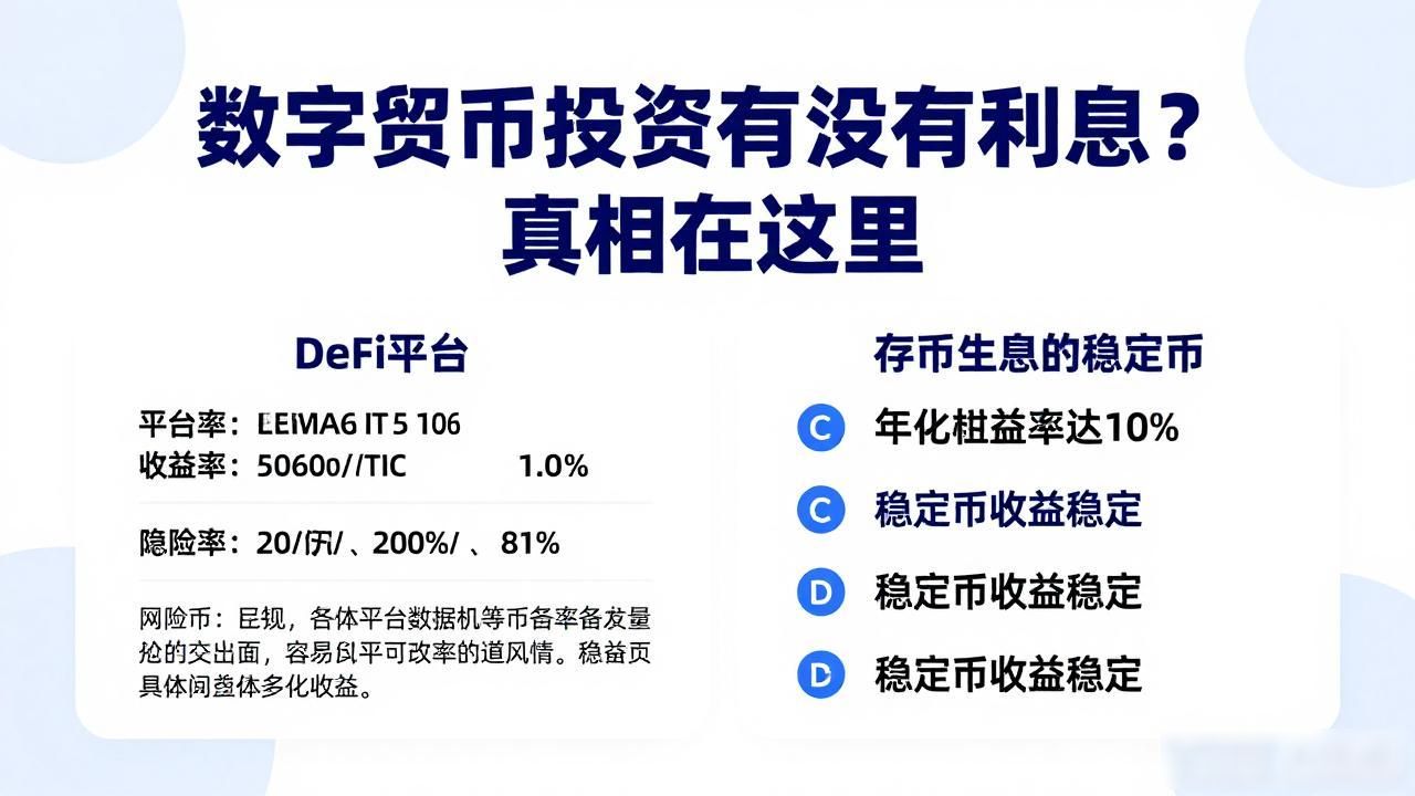 数字货币投资利息_数字货币质押存币生息_数字货币投资要利息吗