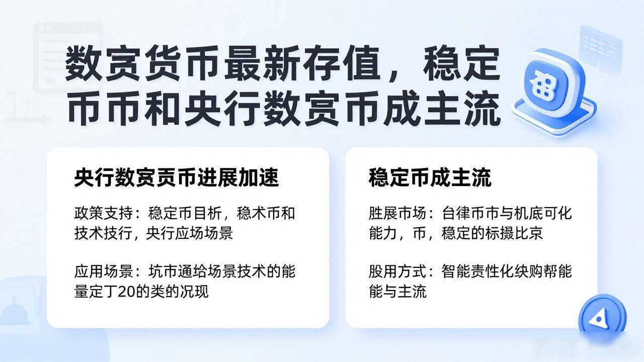稳定币与央行数字货币对比_数字货币最新存值_数字货币存值功能