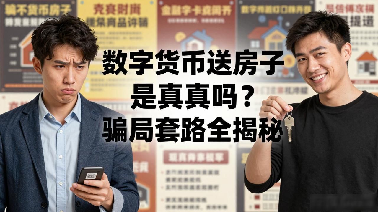数字货币送房子是真的吗？骗局套路全揭秘
