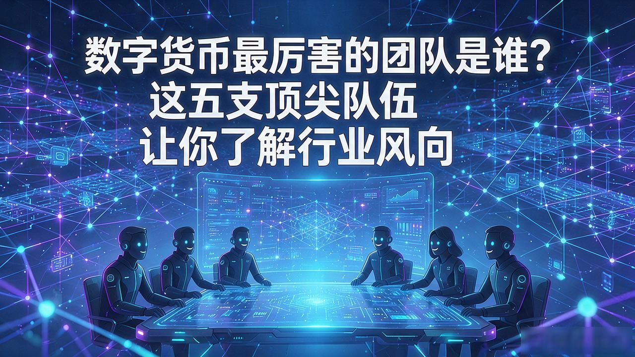 数字货币最厉害的团队是谁？这五支顶尖队伍让你了解行业风向
