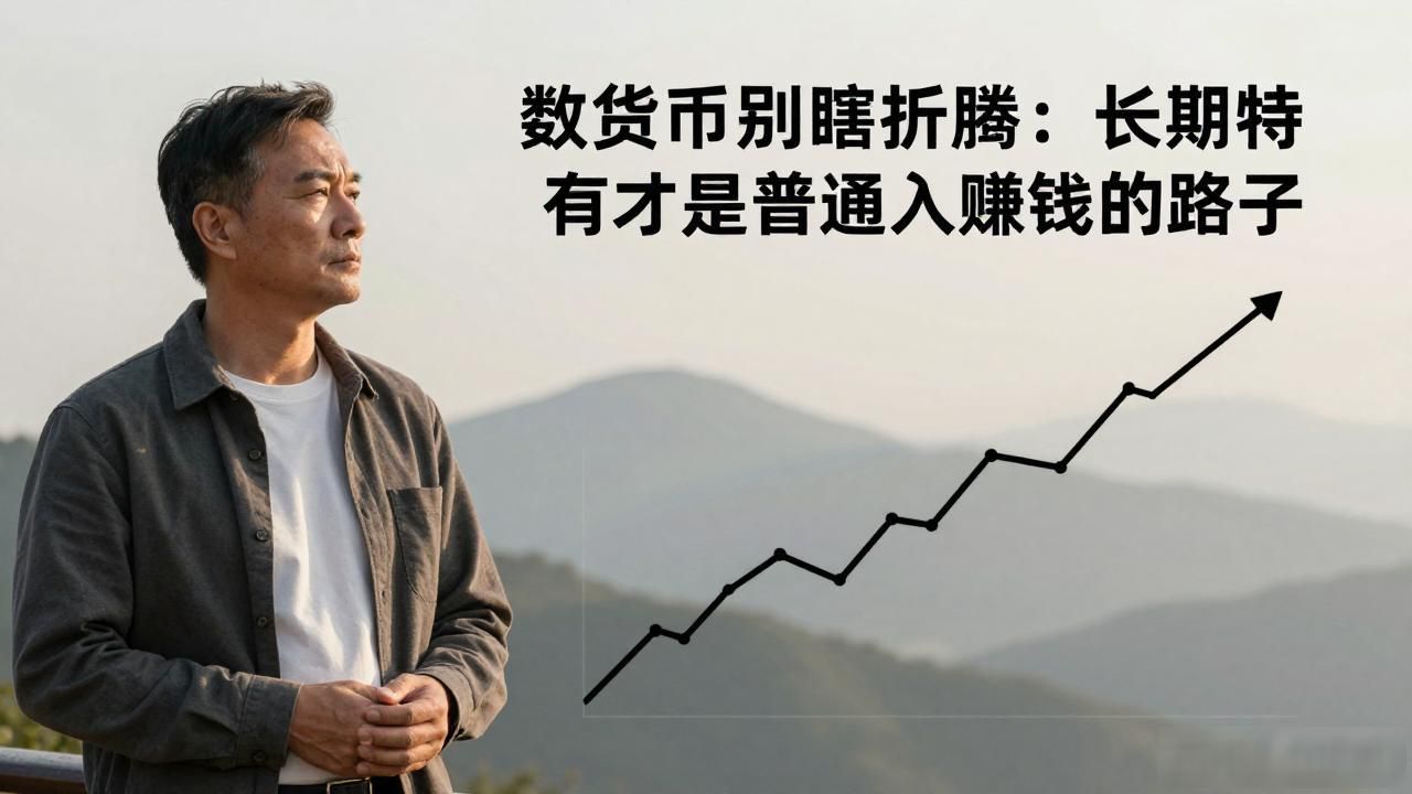 数字货币别瞎折腾：长期持有才是普通人赚钱的路子