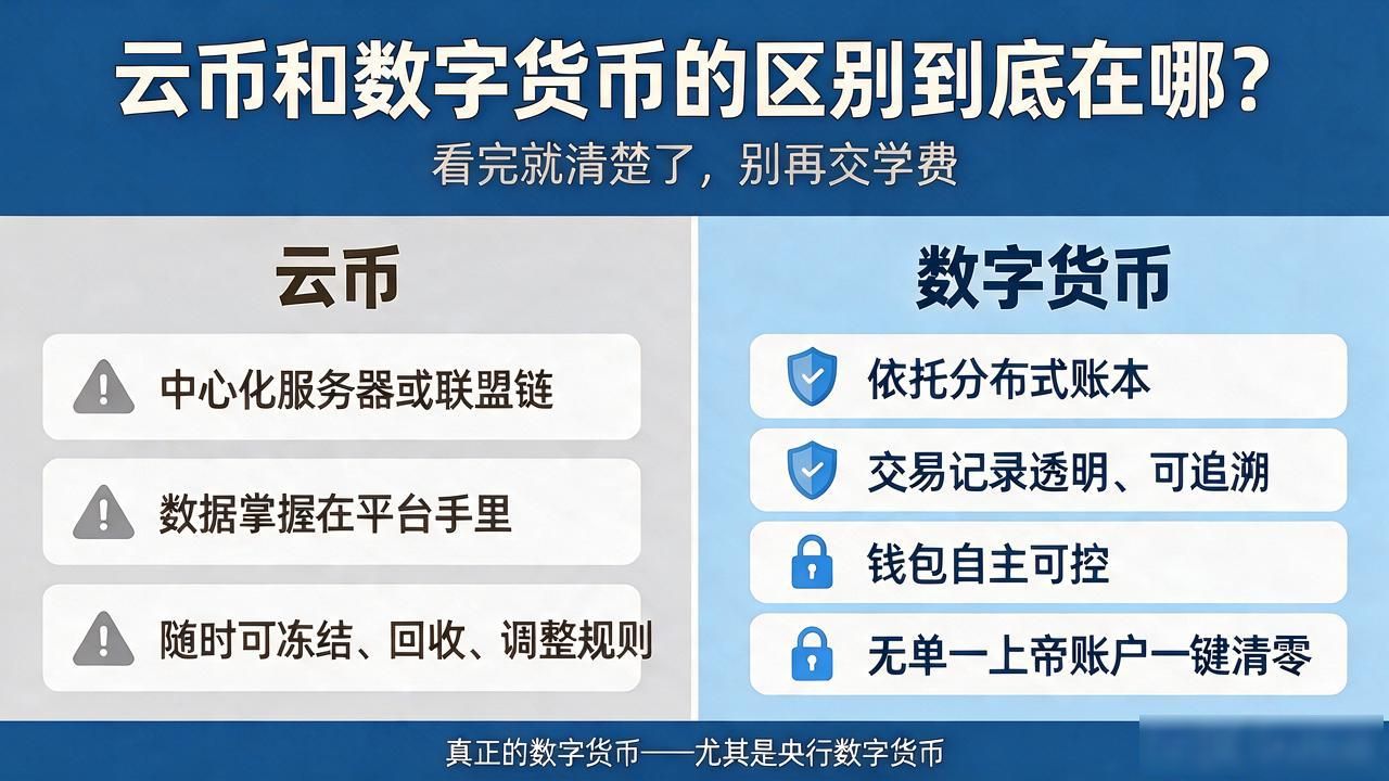 云币和数字货币的区别到底在哪？看完就清楚了，别再交学费
