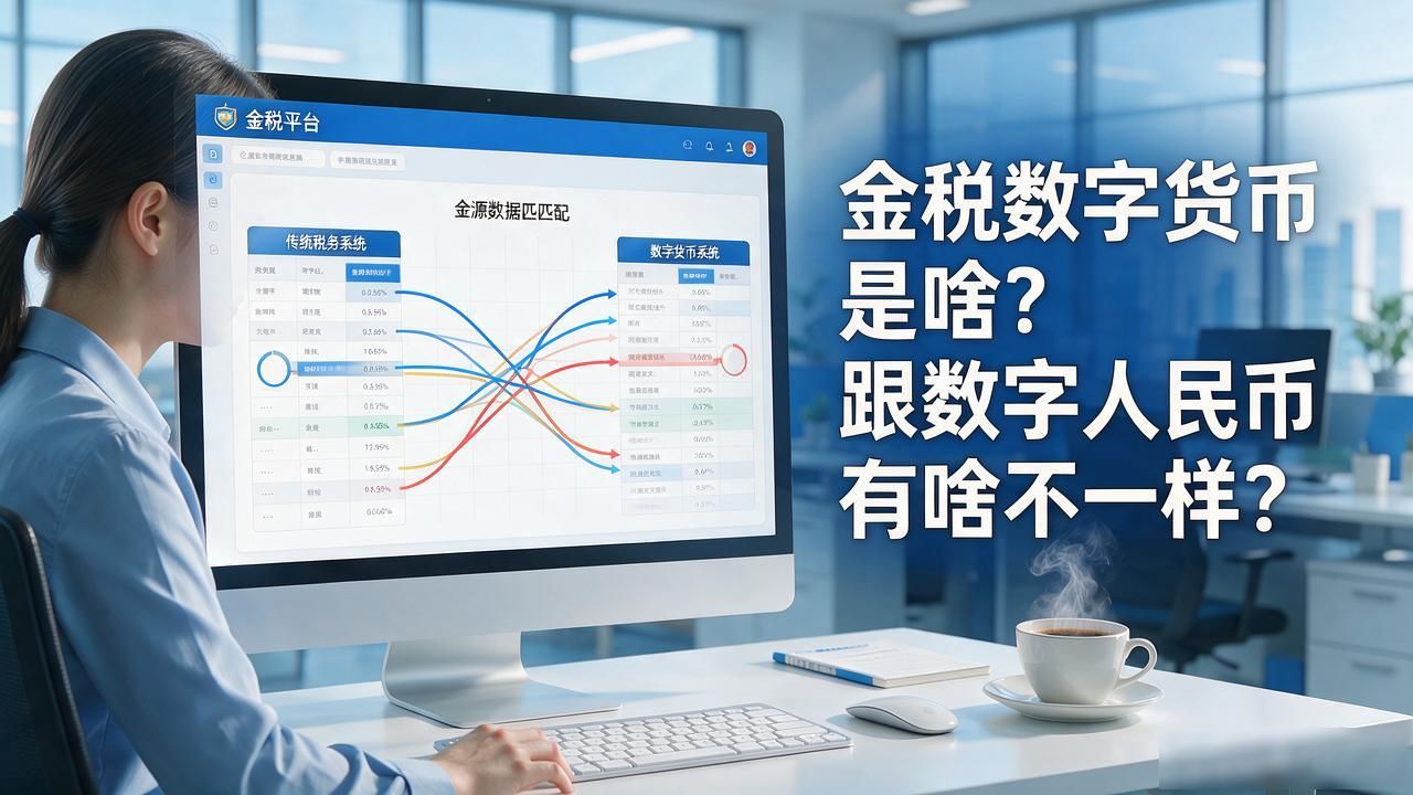 金税数字货币是啥？跟数字人民币有啥不一样？财务人看完不用猜