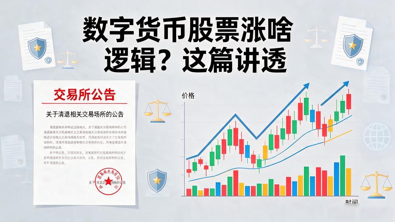 数字货币股票涨啥逻辑？这篇讲透