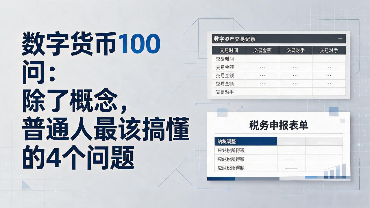 数字货币100问：除了概念，普通人最该搞懂的4��问题