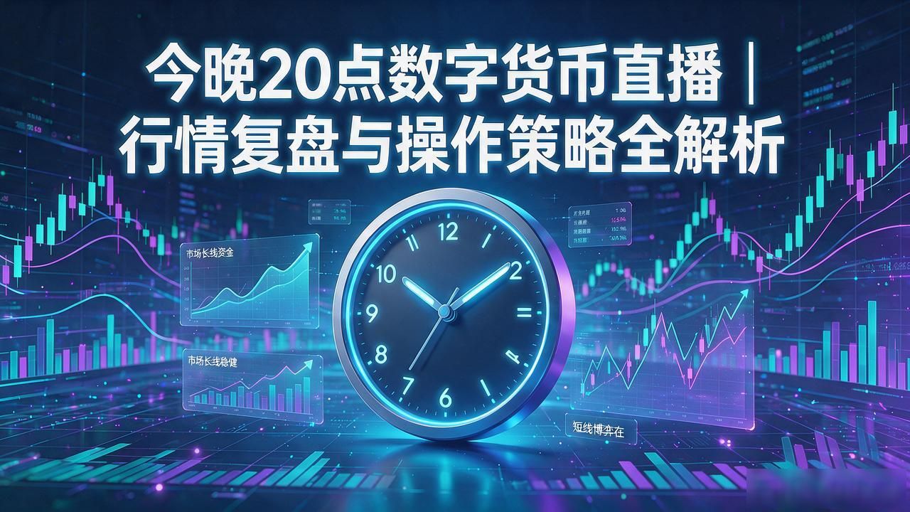今晚20点数字货币直播｜行情复盘与操作策略全解析