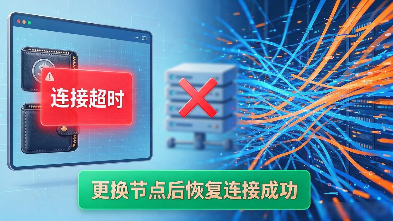 数字货币连接超时，钱包打不开也充不了币？八成是网络配置没对