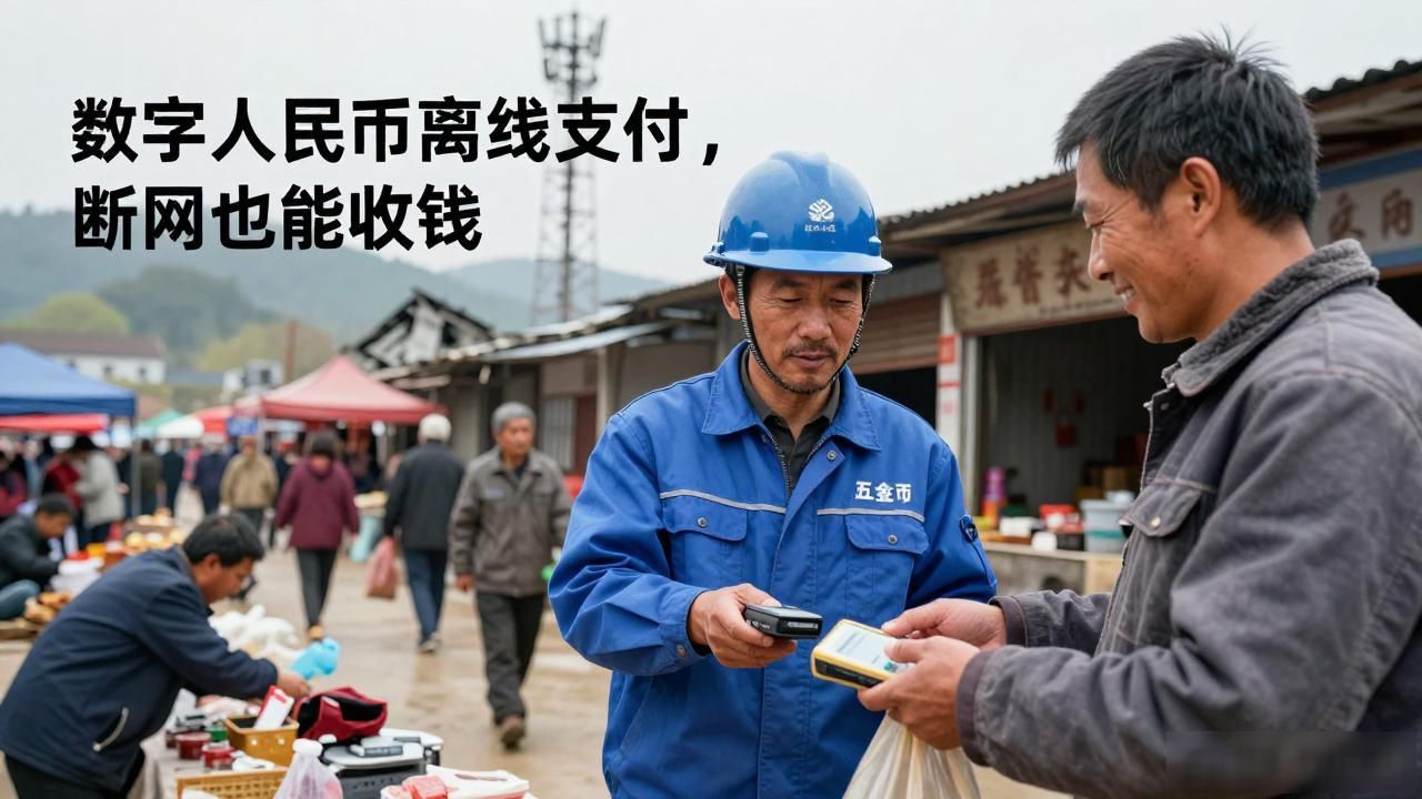 农村到底能不能用数字货币付钱？赶集买菜收地租，全变了样