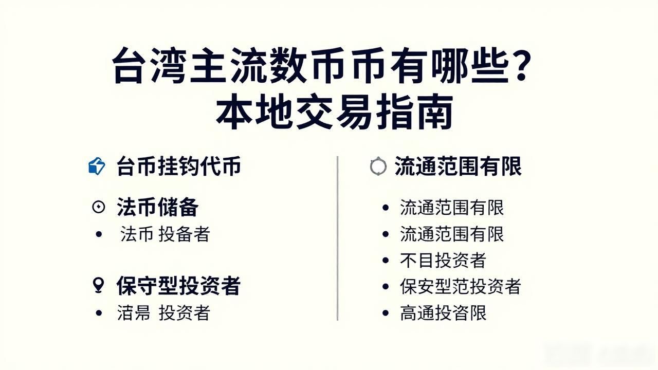 台湾数字货币投资者偏好_台湾数字货币接受度_台湾有哪些数字货币