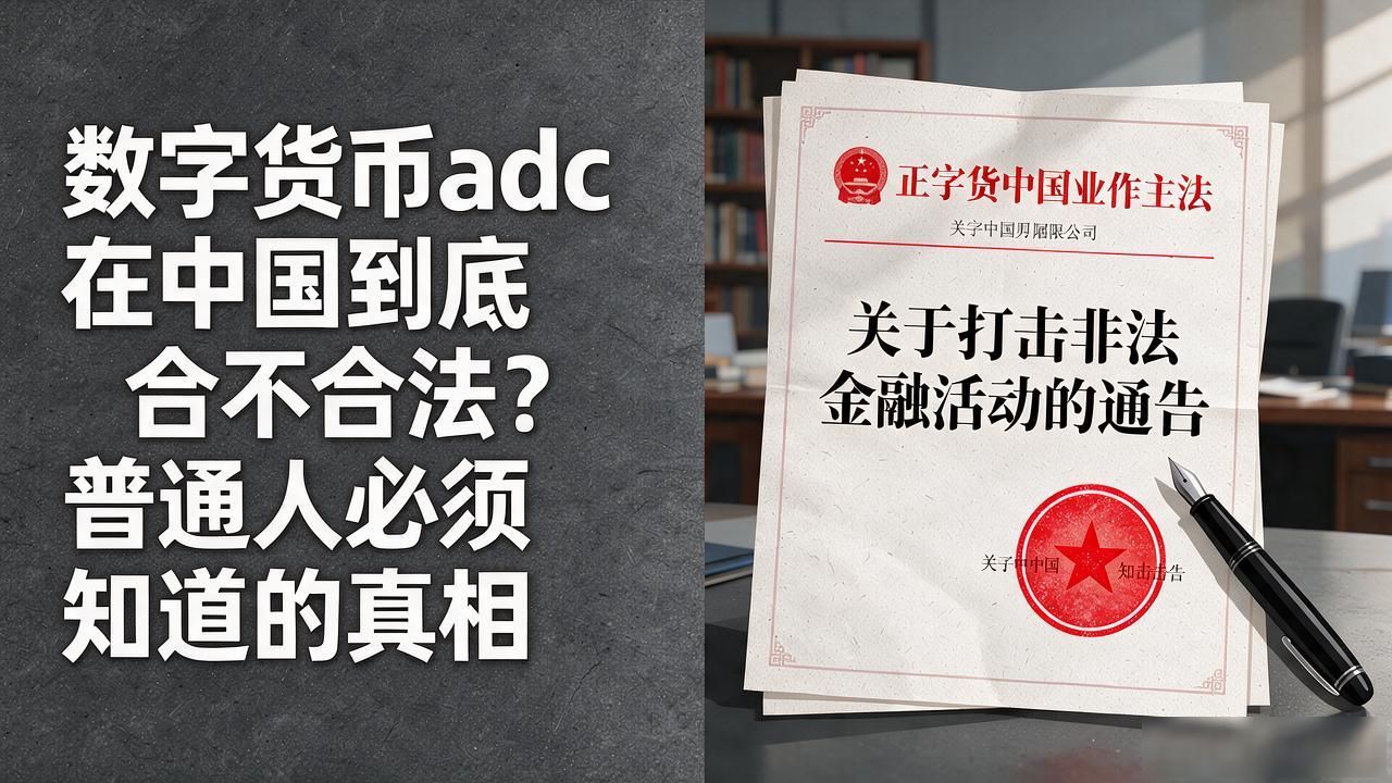 数字货币adc在中国到底合不合法？普通人必须知道的真相